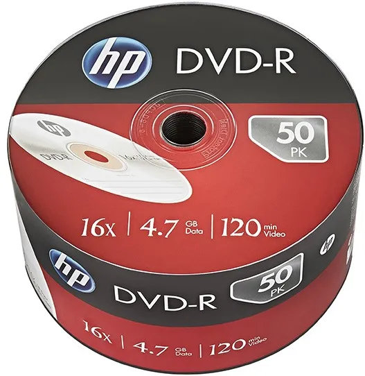 HP DVD-R 16x 4.7GB 50P DME00070-3 69303