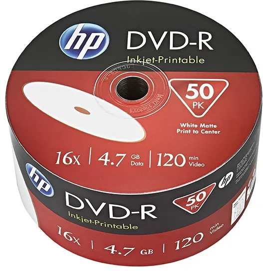 HP DVD-R 4.7GB x16 50P Printable DME00070WIP-3