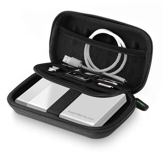 Husa de protectie UGREEN pentru hard disk 2.5 inch si accesorii negru