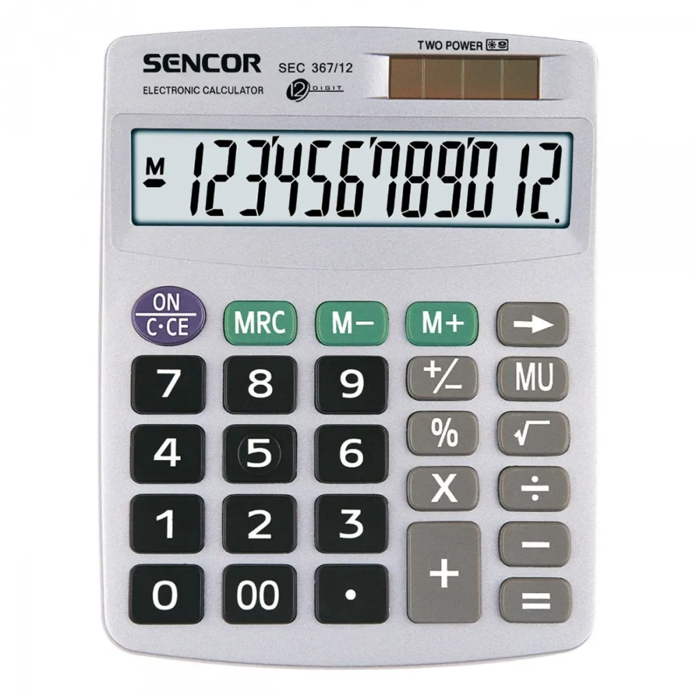 Calculator SEC 367/12 Table,12 Digital LCD