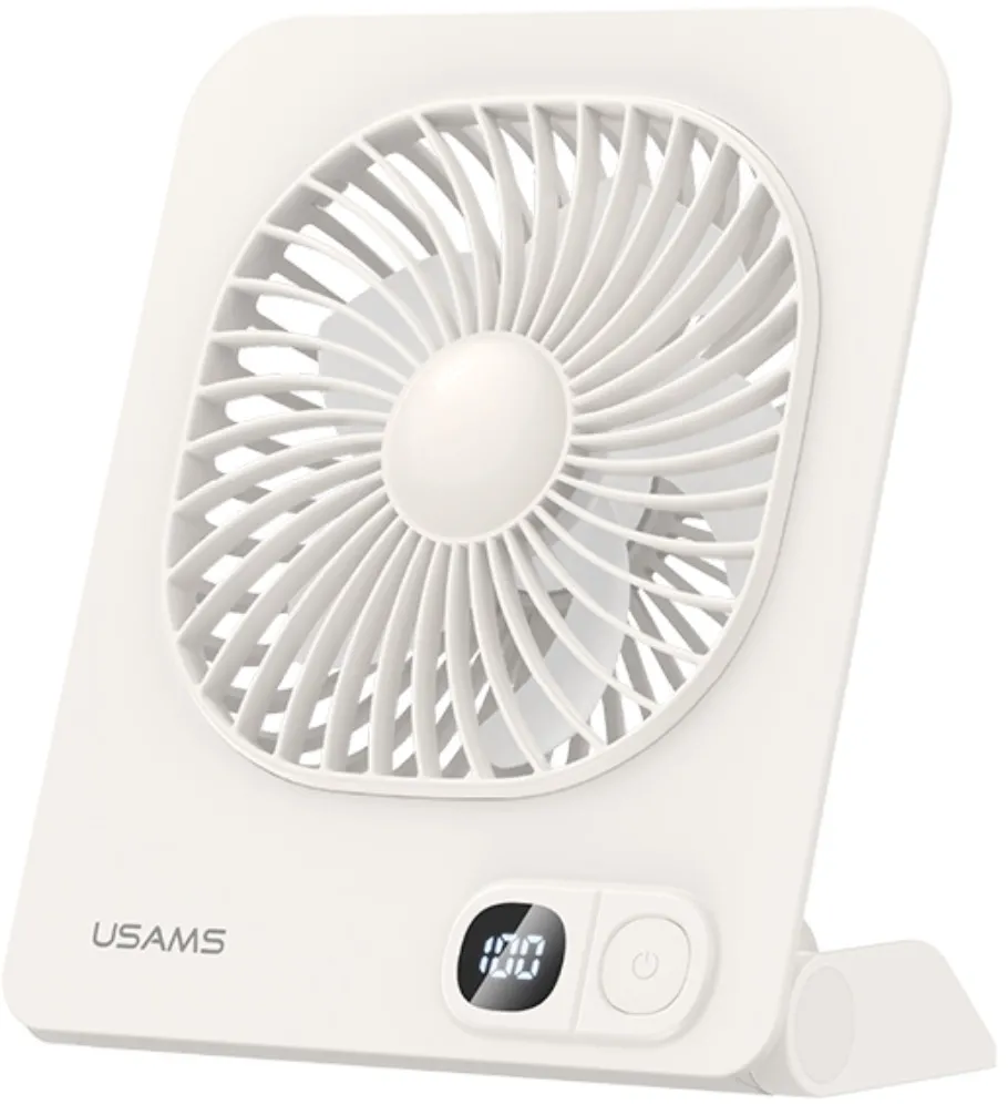 Desk Fan Magnetic white