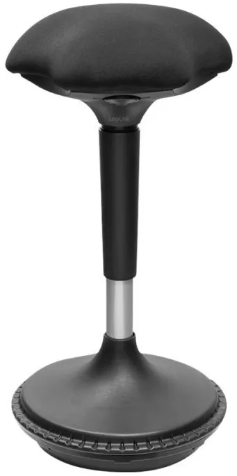 Scaun oscilant Logilink EO0011 reglabil pe inaltime negru