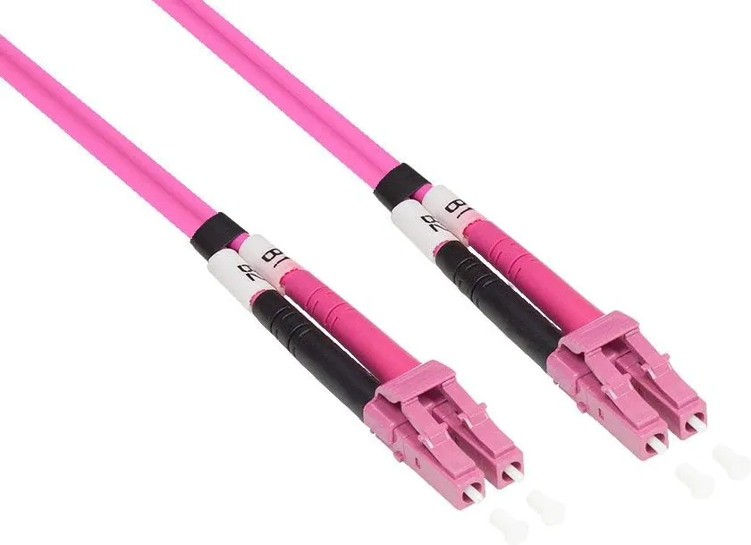 Cablu patch fibra optica duplex Good Connections LW-820LC4 OM4 multimode 50/125 LC/LC 20 m
