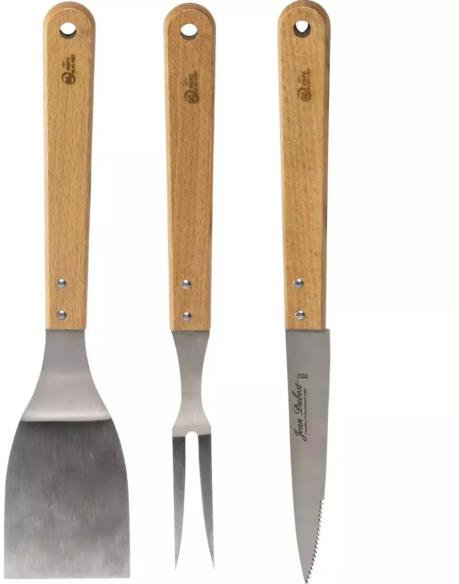 Set accesorii gratar Laguiole Jean Dubost 3 piese