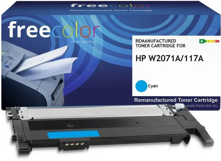 Toner imprimanta Freecolor Toner HP 117A (W2071A) cyan 700 Seiten