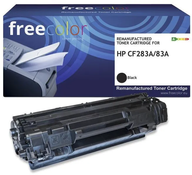 Toner Freecolor compatibil HP 83A CF283A negru