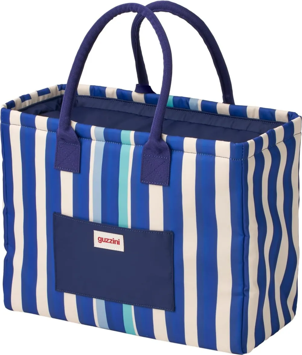 Geanta frigorifica tip shopper Guzzini Sea Breeze 24 l albastru mediteranean