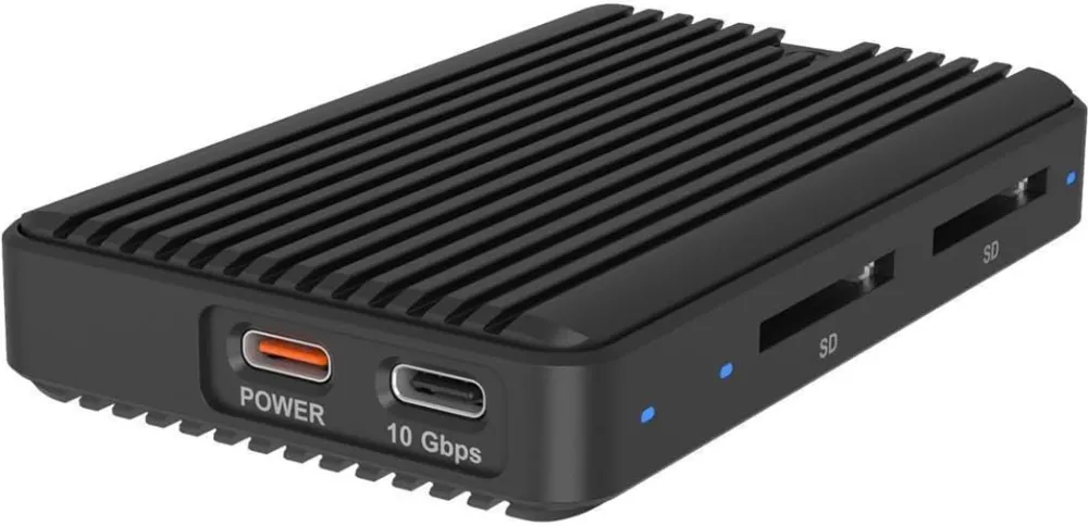 Carcasa SSD Icy Box IB-CR602M-C31 M.2 cu cititor de carduri