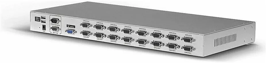 Switch Lindy 16 Port VGA, USB & PS/2 Combo KVM Switch