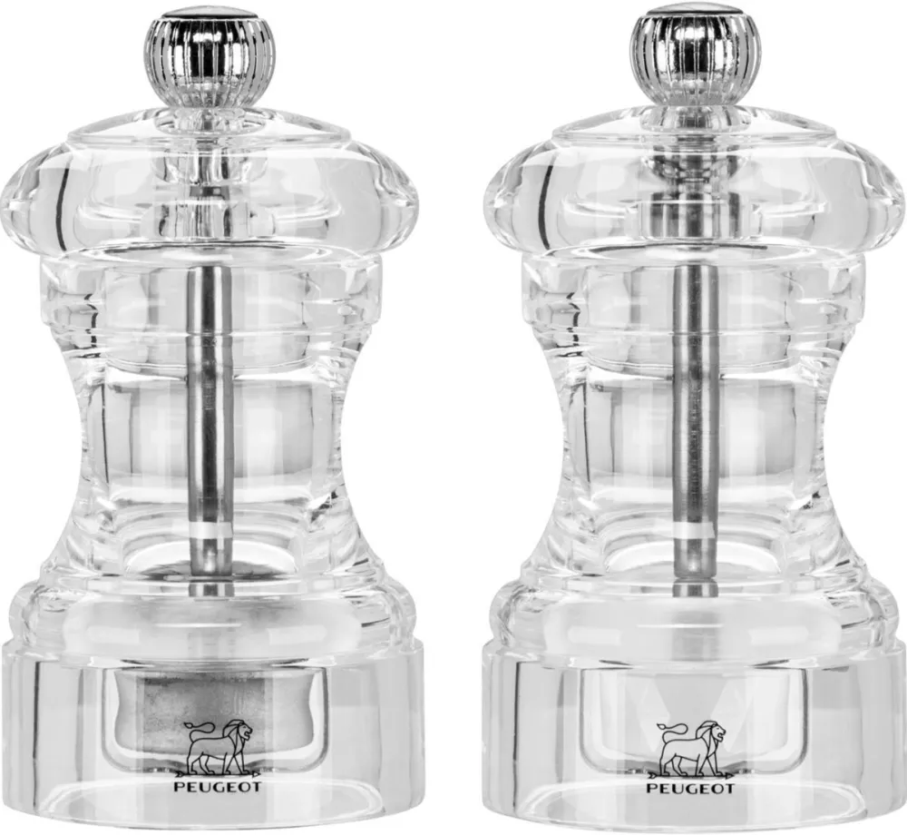 Set rasnite sare si piper Peugeot Bistro Z Duo 10 cm acril