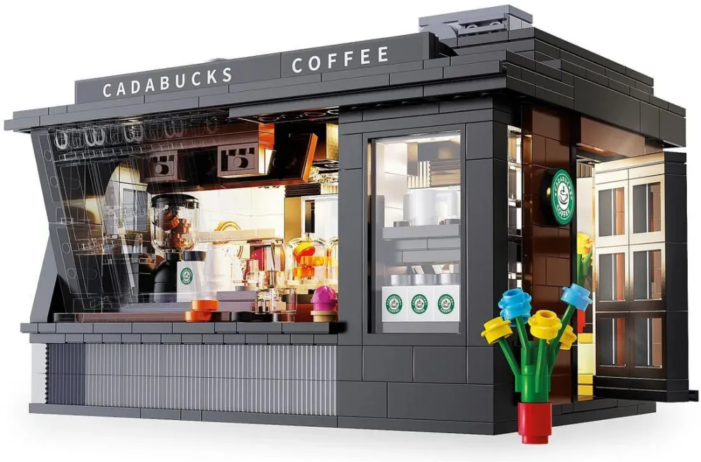 Jucarie creativa Jamara CaDA Coffee House Bricks 14+