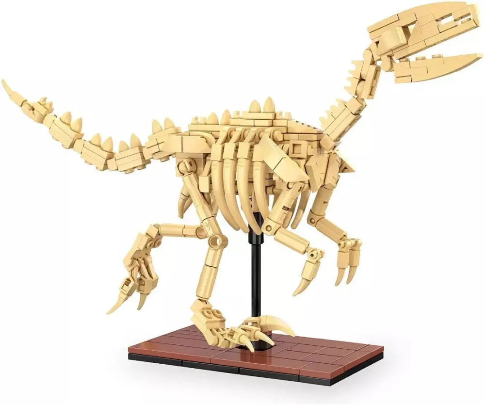 Set constructie schelet dinozaur Jamara CaDA Fossil Velociraptor 256 piese