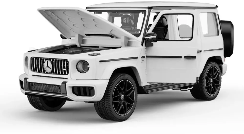 Macheta metalica Jamara Mercedes-AMG G 63 1:24 alb