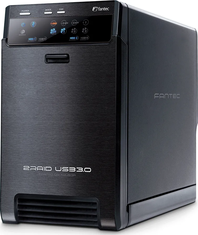 Rack HDD Fantec QB-X2US3R 2 x 3,5 inch SATA RAID USB 3.0 negru
