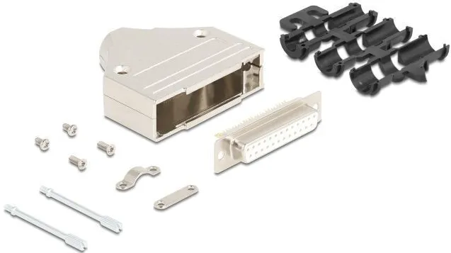 Carcasa metalica pentru mufa Sub-D 25 pini mama DELOCK 67135