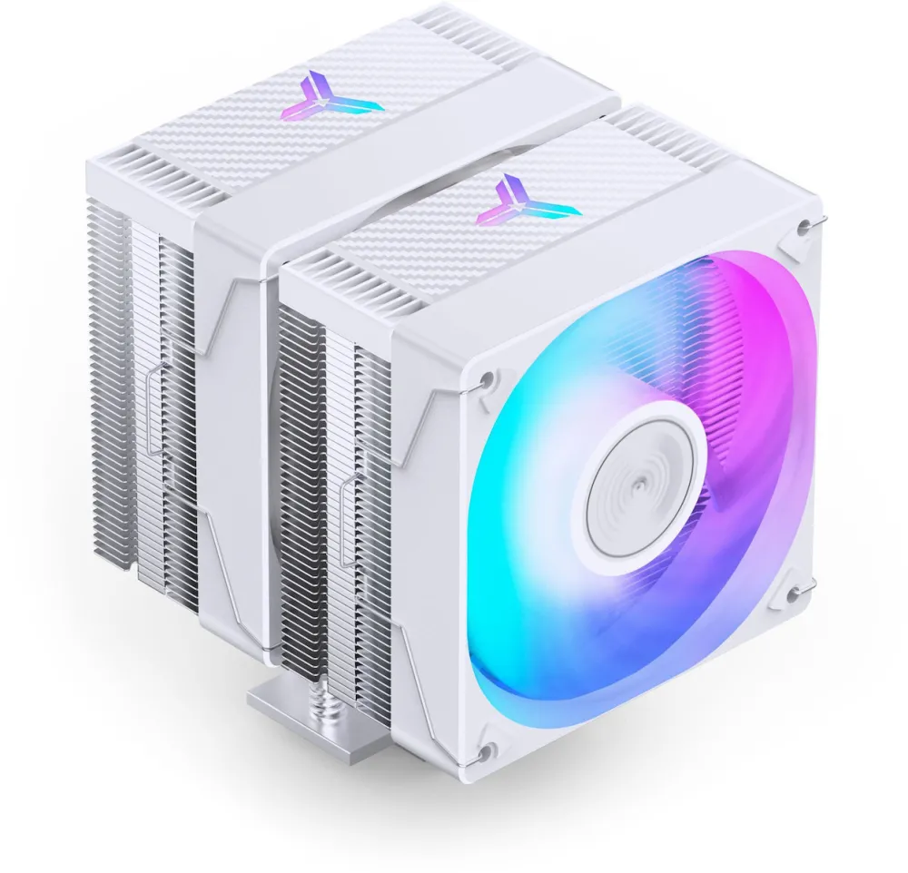 Cooler procesor Jonsbo CR-3000E dual-tower ARGB 2x 120 mm alb
