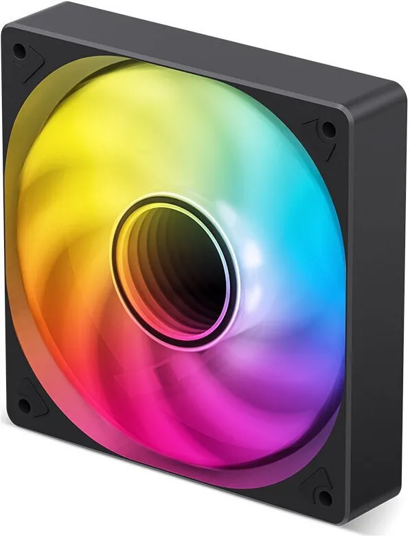 Ventilator PC Jonsbo SL-120BR PWM cu pale inversate 120 mm negru