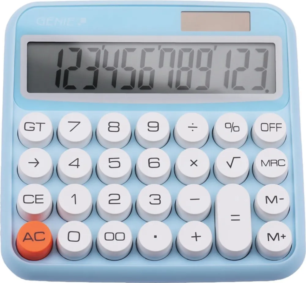 GENIE Calculator de birou 612B albastru