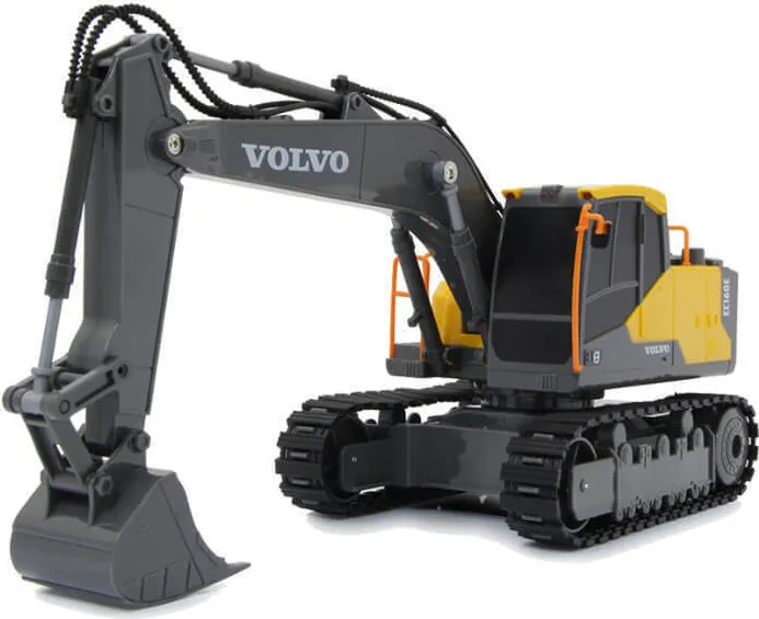 Excavator RC Jamara Volvo EC160E 1:26 2,4 GHz galben