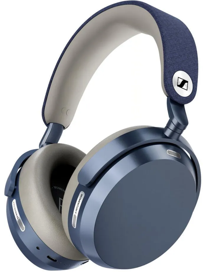 Casti over-ear Bluetooth Sennheiser Momentum 5 Adaptive ANC 57h autonomie denim