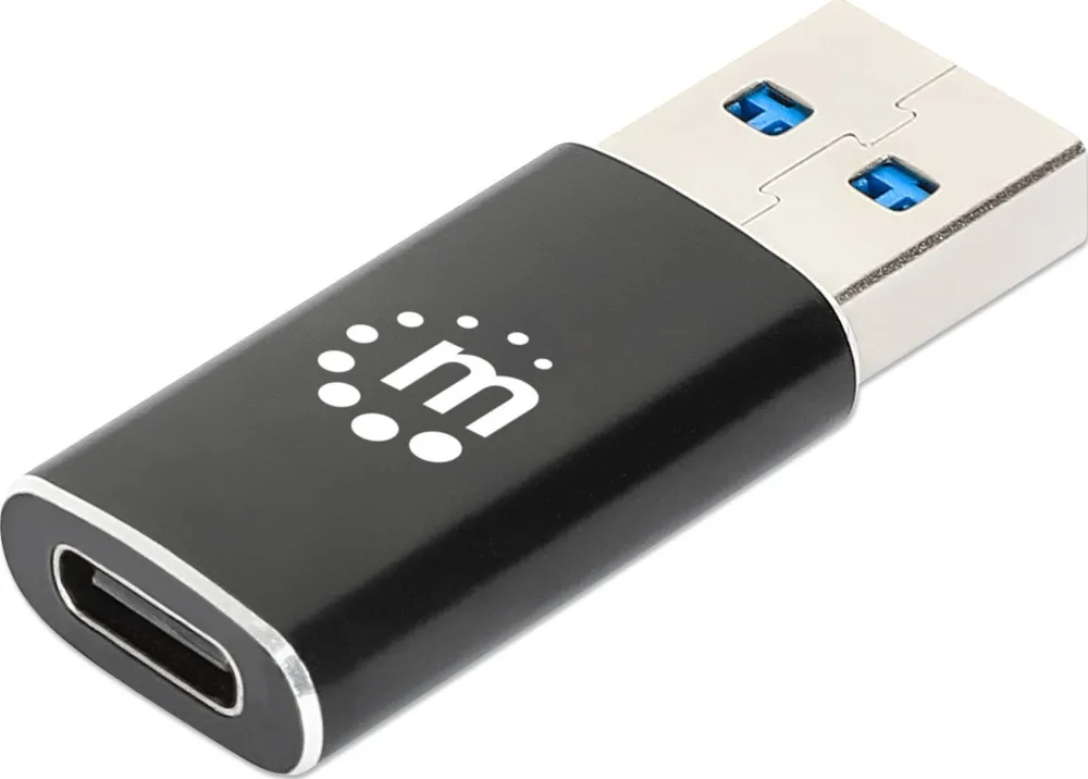 Adaptor MANHATTAN USB-A la USB-C USB 3.2 Gen 2 10Gbps