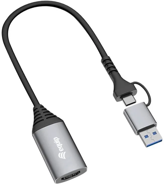 Adaptor video EQUIP 133498 USB-C/USB-A la HDMI Full HD 60Hz