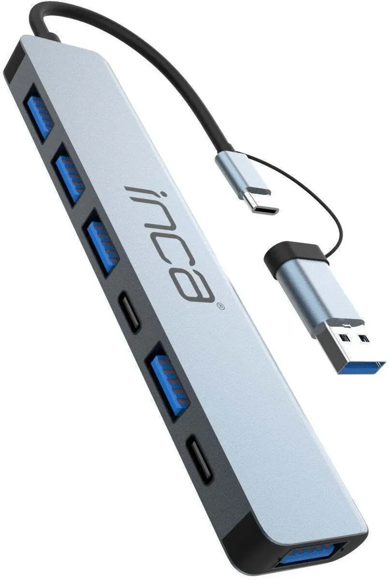 Adaptor INCA IUTP-7T USB-C/USB-A 5 Gbit/s