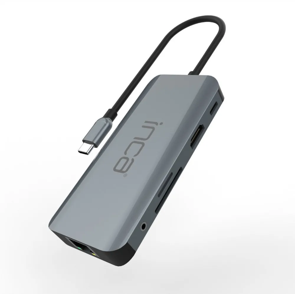 Adaptor USB-C INCA ITPC-10TX 9 in 1