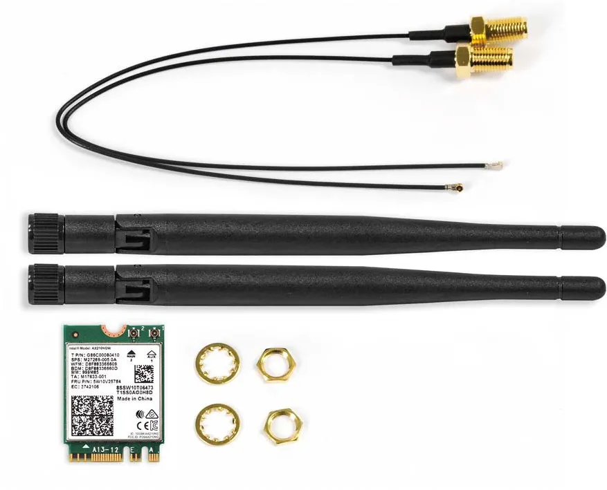 Kit placa de retea wireless ASRock DeskMini M.2 Wi-Fi 6E AX210