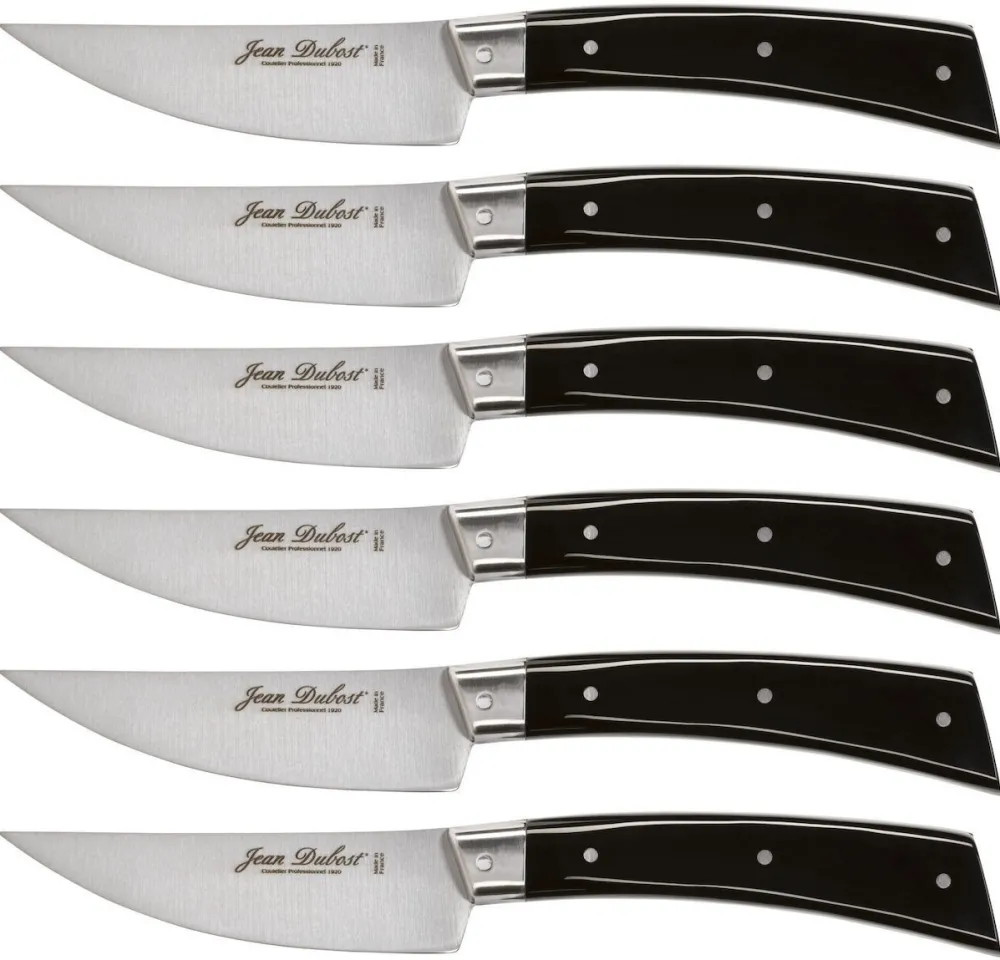 Set cutite friptura Laguiole Jean Dubost 6 buc acrilic