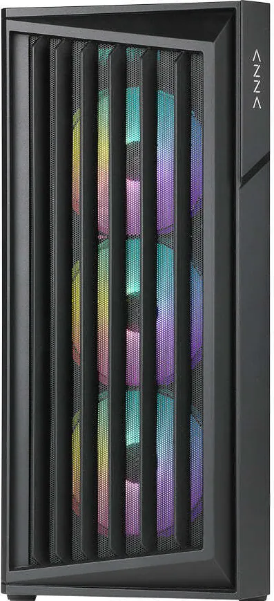 Carcasa PC gaming AZZA Torrent 490 ATX Mid Tower 4 ventilatoare ARGB negru