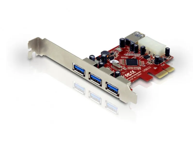 Placa PCIe x1 CONCEPTRONIC C4USB3EXI 3 porturi USB-A externe 1 intern 5 Gbps