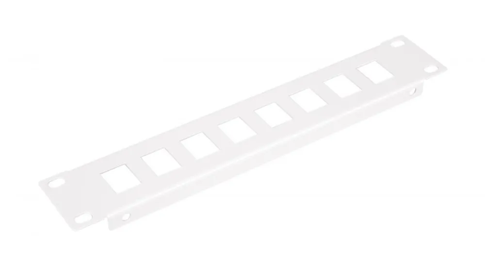 Panou patch retea EQUIP EZKP-10-G 10 inch 8 porturi keystone RJ45 neechipat 1U gri