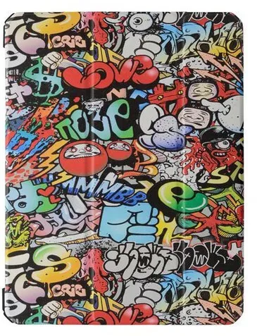 Husa folio Realpower pentru iPad 10 10,9 inch design Graffiti