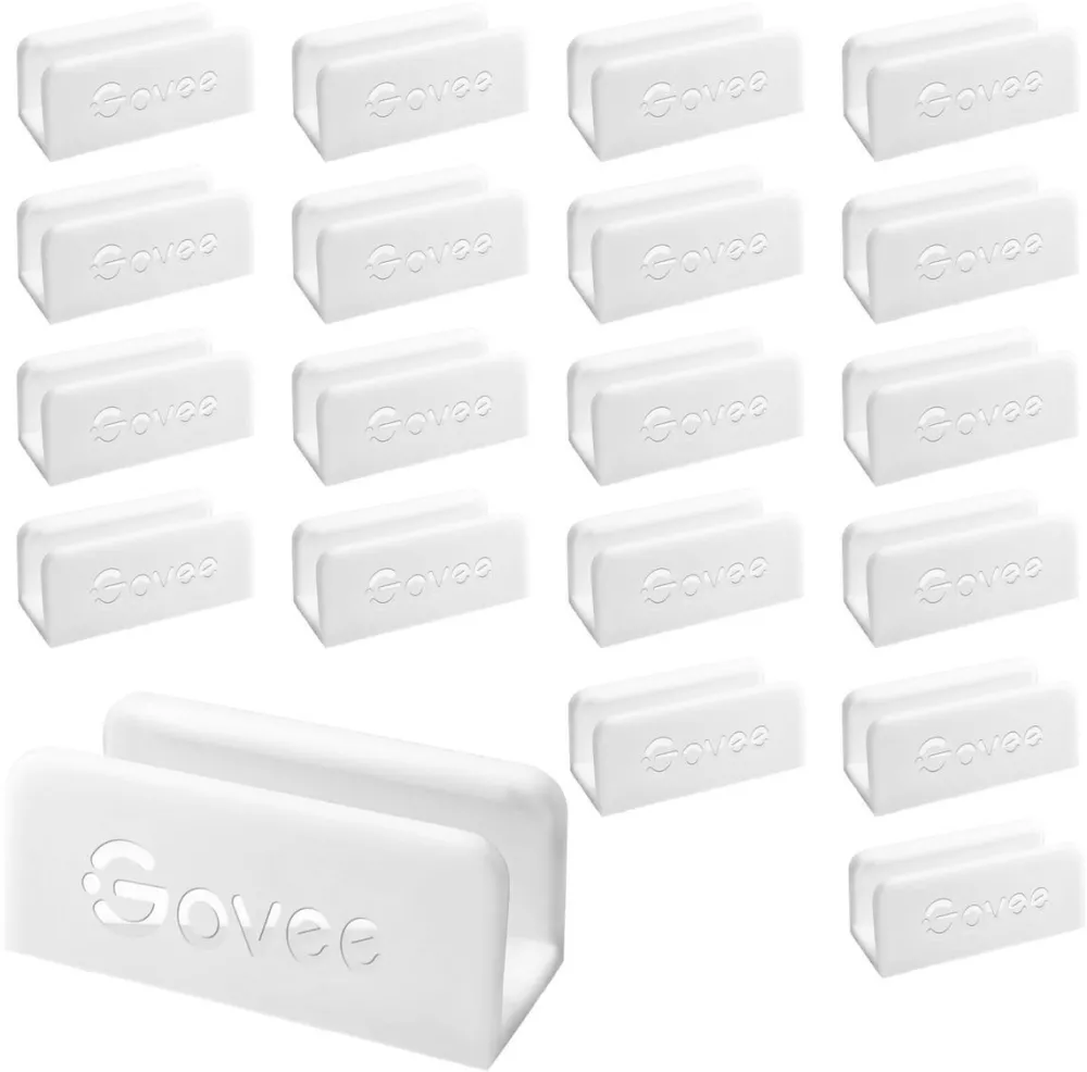 Set 20 cleme de montare Govee pentru banda LED neon H61A1