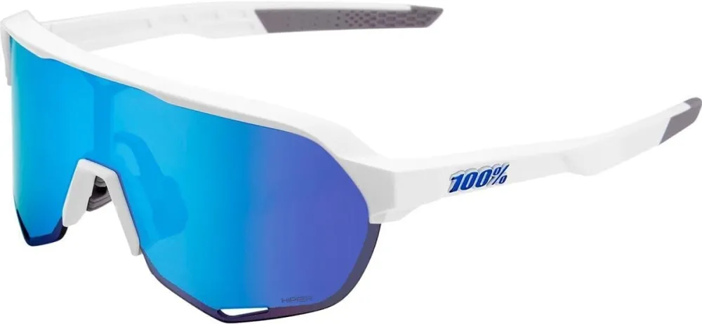 Ochelari sport 100% S2 lentila HiPER oglinda rama alb mat