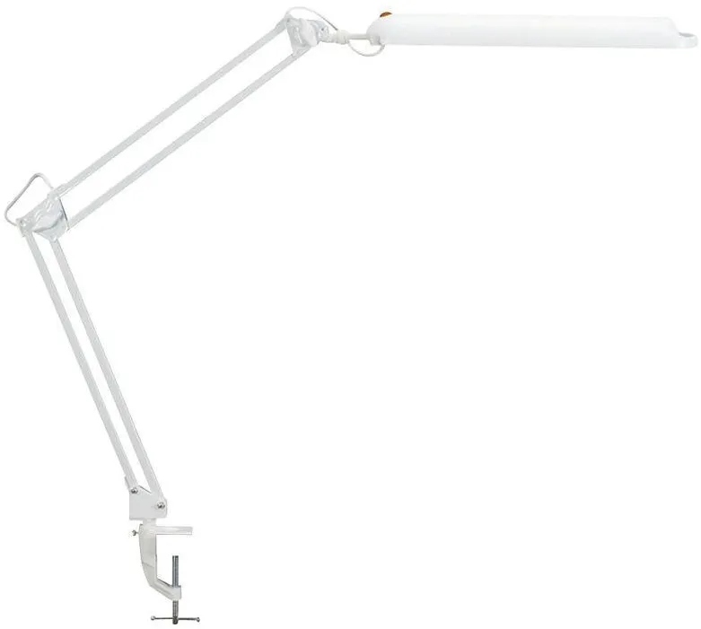 Lampa de birou LED Maul Atlantic cu clema alb