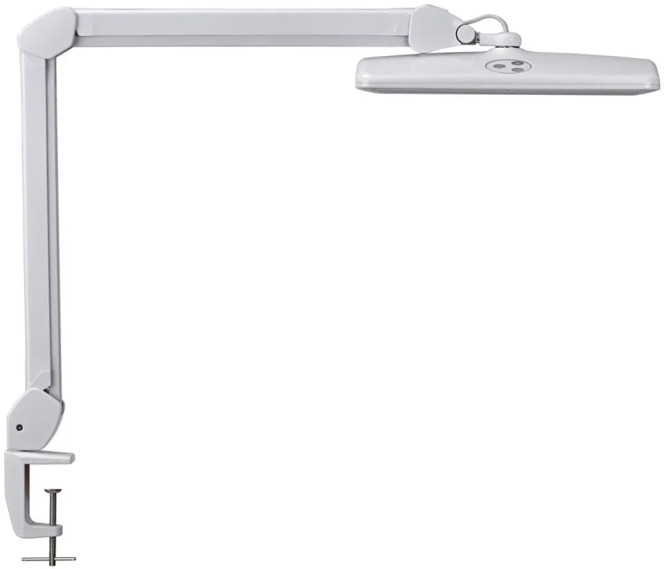 Lampa de lucru LED Maul Intro dimabila cu clema alb