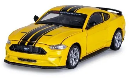 Masinuta metalica Jamara Ford Mustang GT 1:42 2 in 1 galben