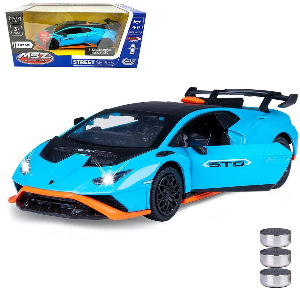 Masinuta Jamara Lamborghini Huracan STO 1:32 albastru