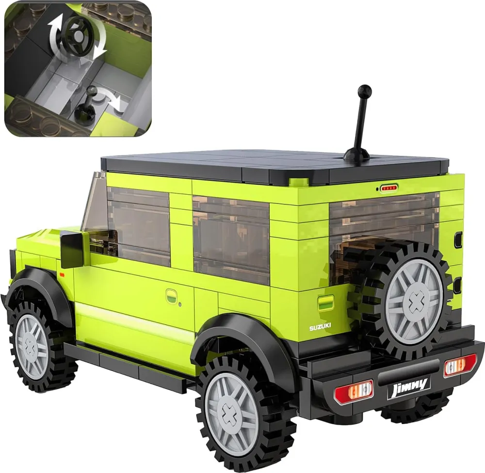 Set de constructie Jamara CaDA Suzuki Jimny 1:24 verde 192 piese