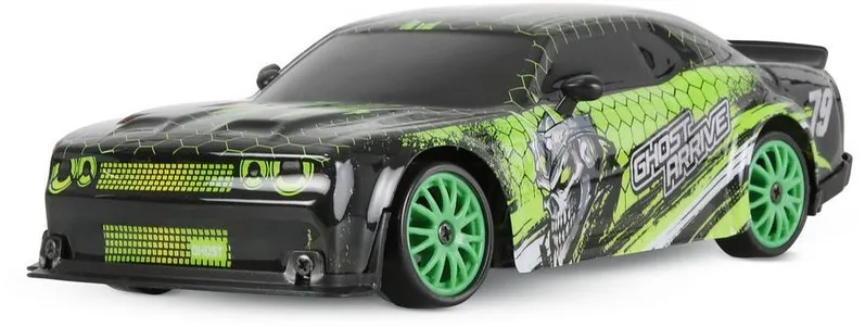 Masina RC drift AMEWI Muscle Car 4WD 1:24 RTR verde