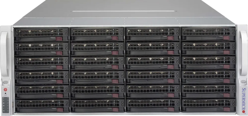 Carcasa PC Super Micro Supermicro 4U 36x3.5" hot-swap drive 2x1200W (Speditionsversand)