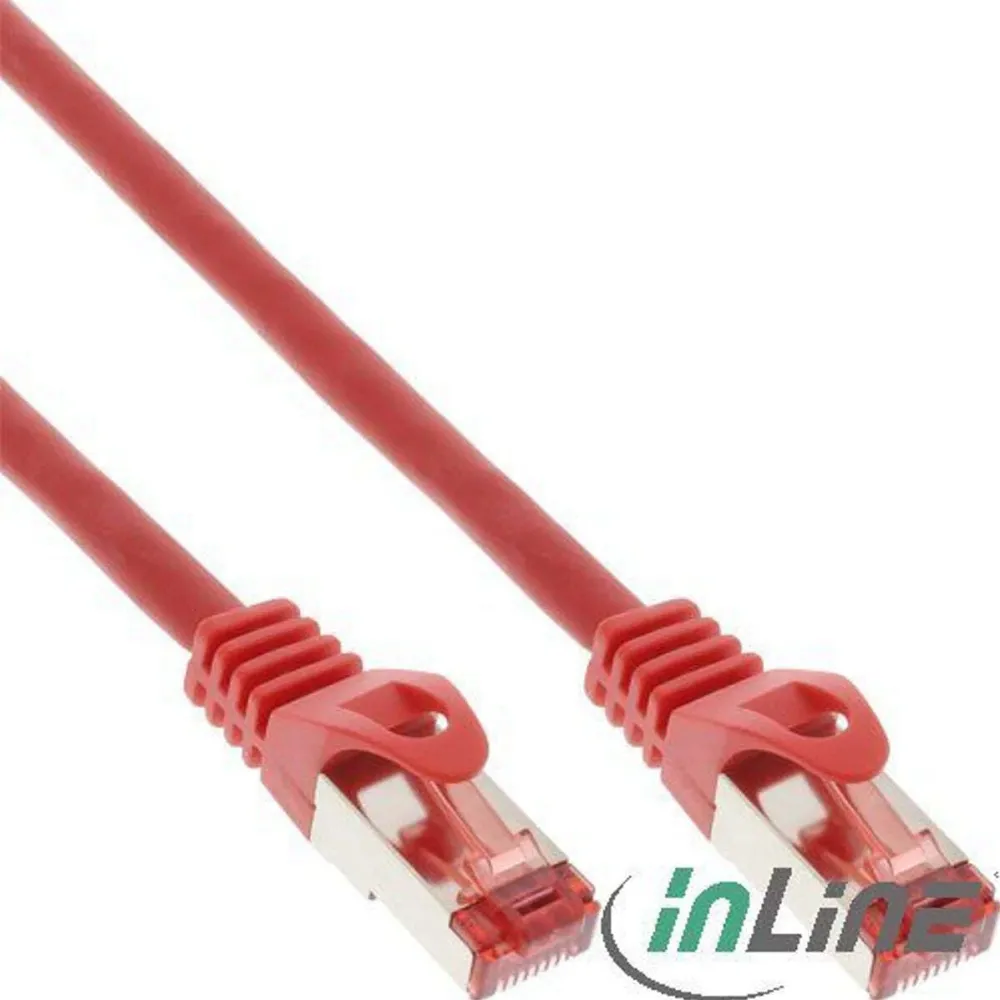 Cablu retea InLine Cat.6 S/FTP PiMf 250 MHz 76405R 5 m rosu