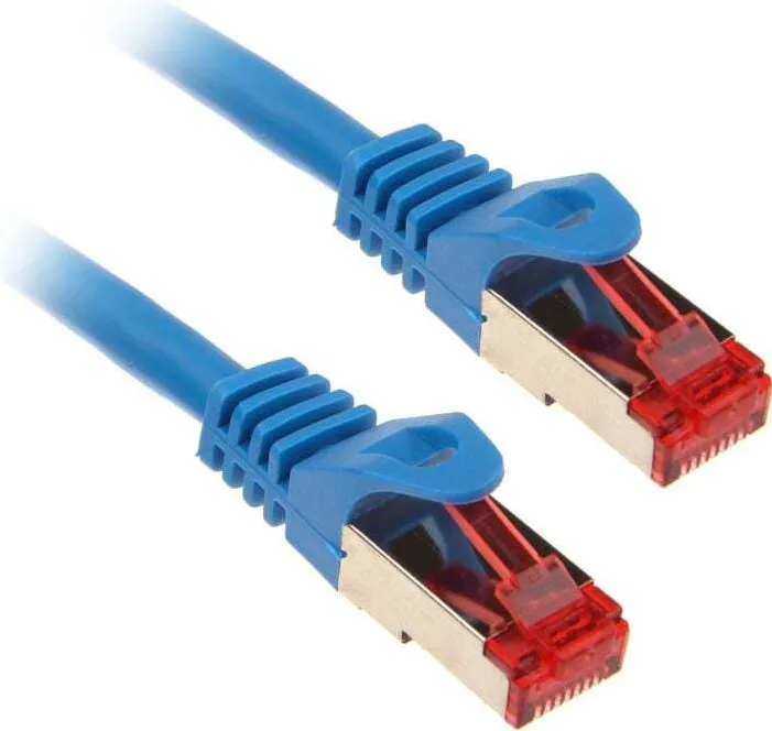 Cablu retea InLine Cat.6 S/FTP PiMf 250 MHz 76402B 2 m albastru