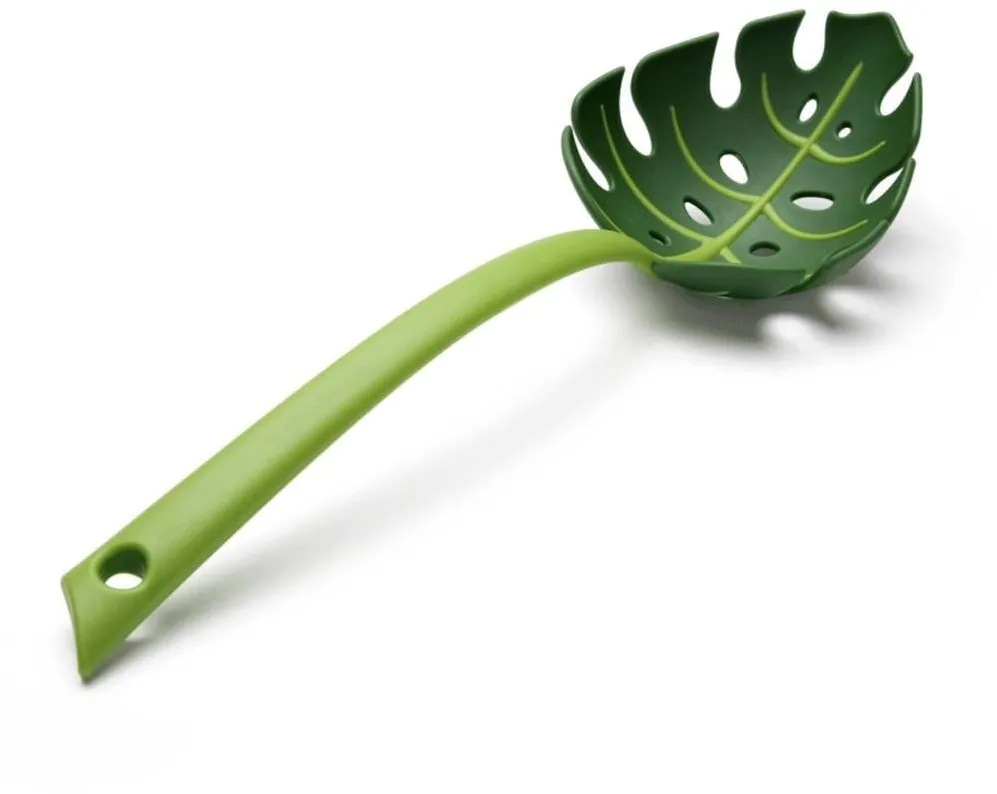 Lingura cu fante OTOTO Jungle Spoon verde