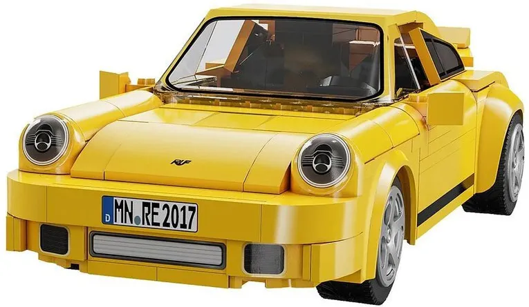 Set constructie masina teleghidata Jamara CaDA RUF CTR 1:20 2,4 GHz galben