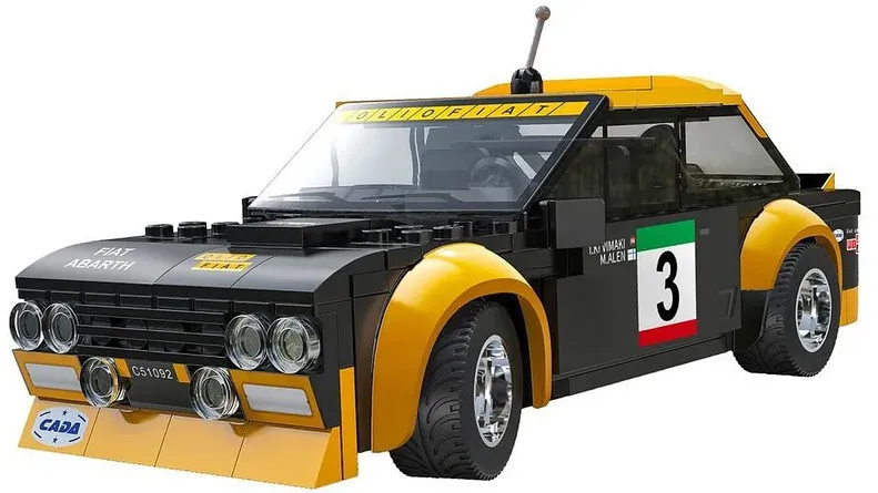 Set de construit masina Jamara CaDA Fiat Abarth 1:20 2,4 GHz negru 6+ ani