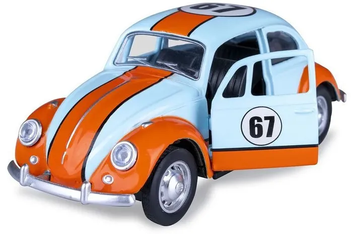 Masinuta Jamara Volkswagen Beetle 1967 1:38 albastru deschis
