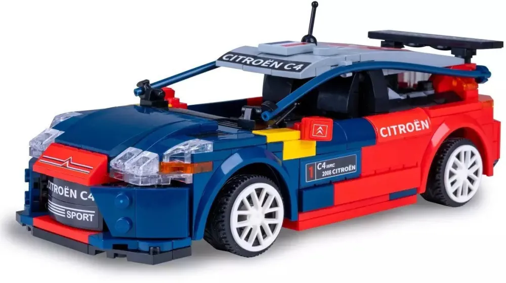 Set constructie masina teleghidata Jamara CaDA Citroen C4 WRC 1:20 2,4 GHz